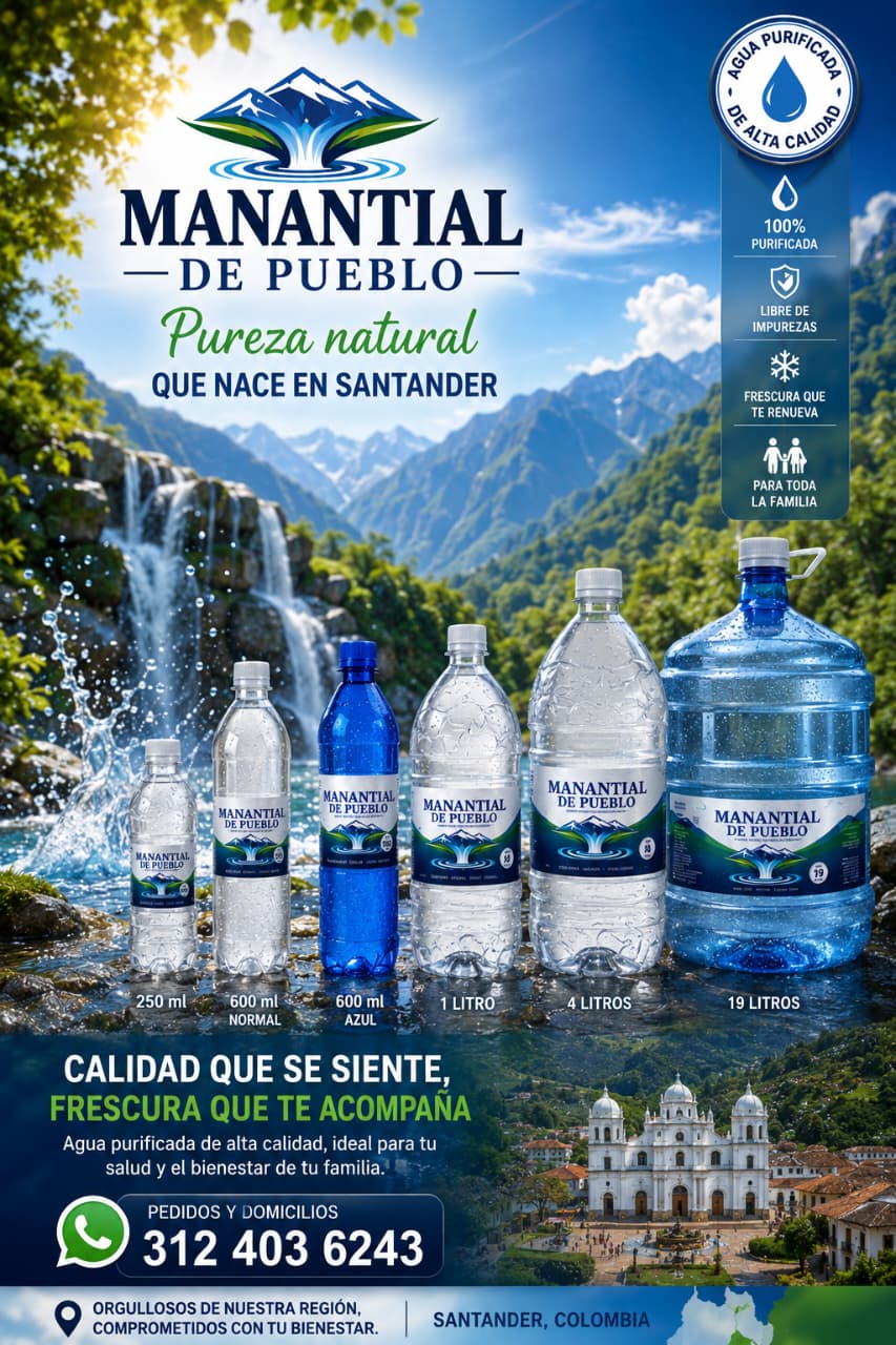 Garrafón de 19 litros Manantial de Pueblo, nuestra presentación insignia