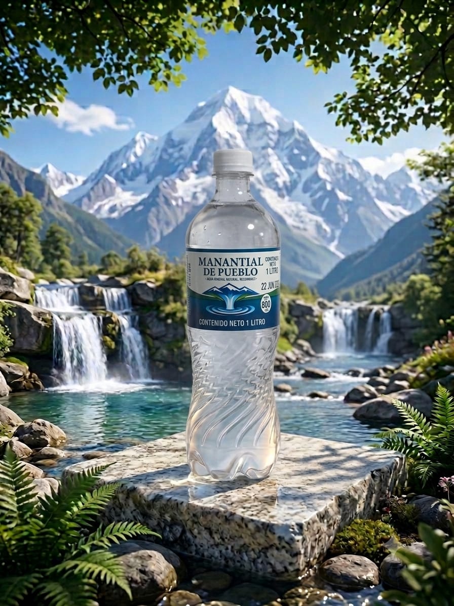 Botella de 250 ml Manantial de Pueblo